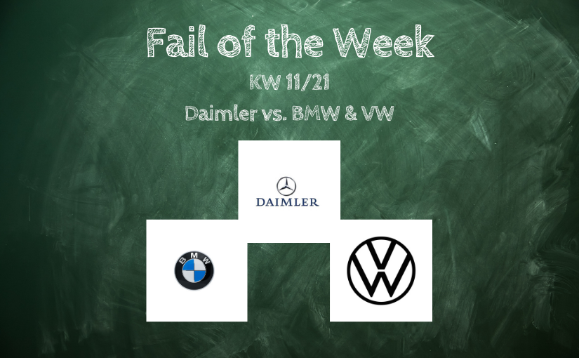 Daimler- mein Fehlschlag der Woche
